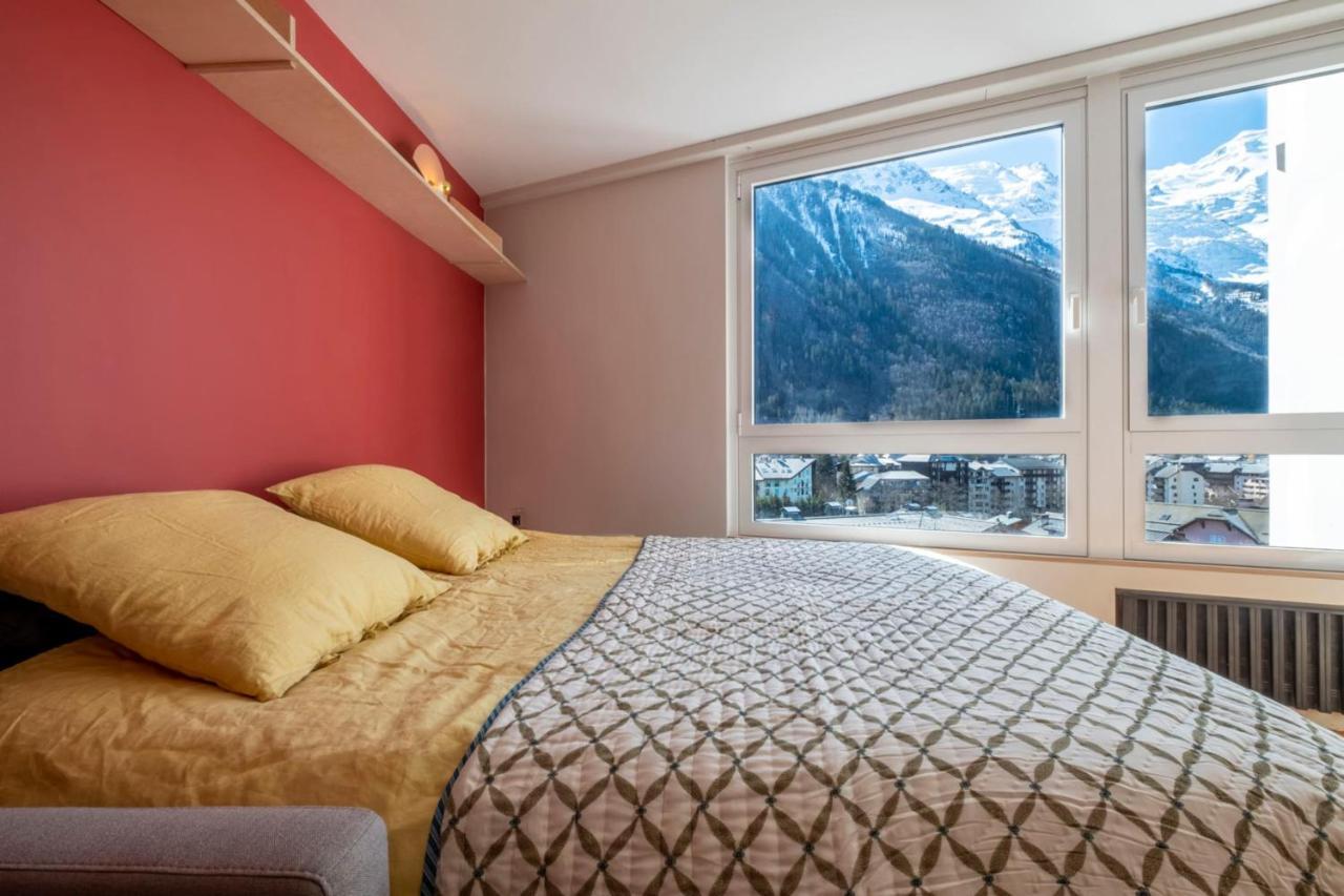 Modern Studio With Mont Blanc View And Pool Chamonix Dış mekan fotoğraf
